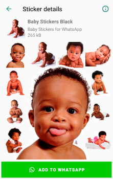 Télécharger Baby Stickers for WhatsApp Communication pour Android Capture d'écran 7