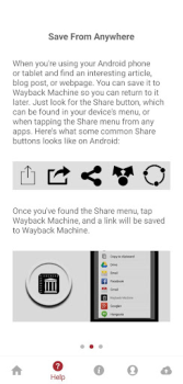 Télécharger Wayback Machine Social pour Android Capture d'écran 5