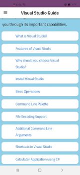 Télécharger Visual Studio Guide Outils pour Android Capture d'écran 2