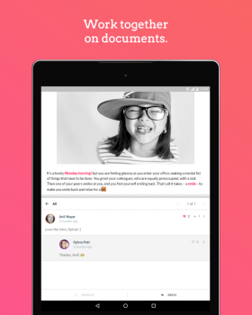 Télécharger Writer - Écrire, Discuter, Syn Travail pour Android Capture d'écran 5