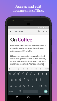 Télécharger Writer - Écrire, Discuter, Syn Travail pour Android Capture d'écran 7