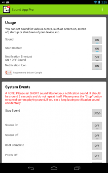 Télécharger Sound App Musique et audio pour Android Capture d'écran 3