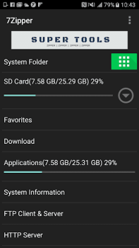 Télécharger 7Zipper - explorateur de fichi Outils pour Android Capture d'écran 3