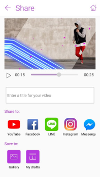 Télécharger MiniMovie - Free Video and Slideshow Editor Lecteurs et éditeurs de vidéos pour Android Capture d'écran 5