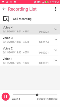 Télécharger ASUS Sound Recorder Outils pour Android Capture d'écran 3