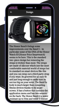 Télécharger HONOR Band 6 smartwatch Guide Outils pour Android Capture d'écran 5