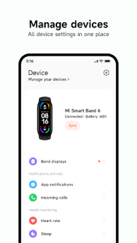 Télécharger Mi Fitness (Xiaomi Wear) Santé et forme physique pour Android Capture d'écran 3
