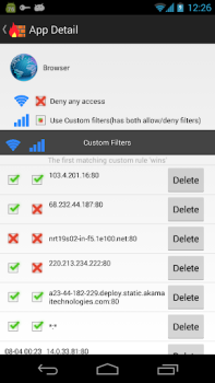 Télécharger Firewall sans Root Travail pour Android Capture d'écran 2