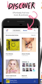 Télécharger Pandora - Music & Podcasts Musique et audio pour Android Capture d'écran 3
