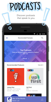 Télécharger Pandora - Music & Podcasts Musique et audio pour Android Capture d'écran 5