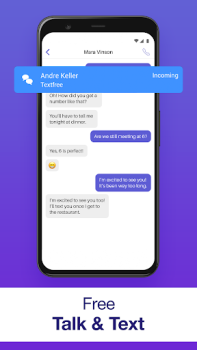 Télécharger Text Free: Second Phone Number Social pour Android Capture d'écran 4