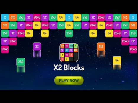 Télécharger X2 Blocks : 2048 Merge Games Jeux de réflexion pour Android Capture d'écran 8