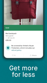 Télécharger Vinted: vêtements d'occasion Shopping pour Android Capture d'écran 5