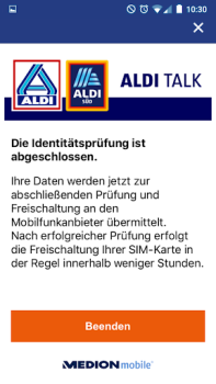 Télécharger ALDI TALK Activation Communication pour Android Capture d'écran 3