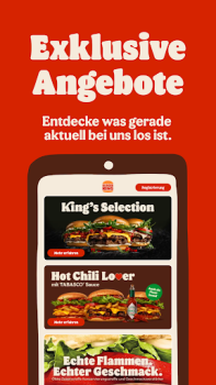 Télécharger Burger King Deutschland Nourriture et boissons pour Android Capture d'écran 2