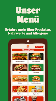 Télécharger Burger King Deutschland Nourriture et boissons pour Android Capture d'écran 3