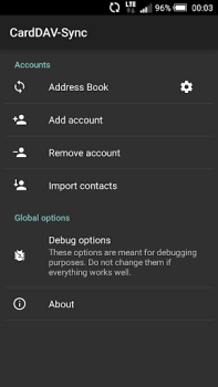 Télécharger CardDAV-Sync free Travail pour Android Capture d'écran 5