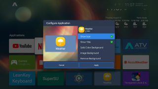 Télécharger ATV Launcher Personnalisation pour Android Capture d'écran 5