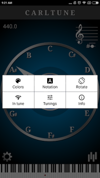 Télécharger CarlTune-accordeur chromatique Musique et audio pour Android Capture d'écran 3