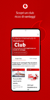 Télécharger My Vodafone Italia Outils pour Android Capture d'écran 3