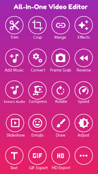 Télécharger AndroVid - Editeur de Vidéo Lecteurs et éditeurs de vidéos pour Android Capture d'écran 7
