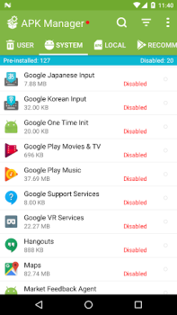 Télécharger APK Manager Outils pour Android Capture d'écran 6