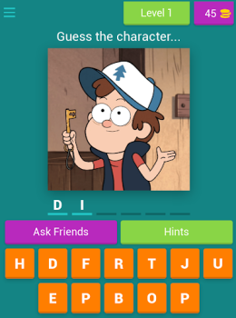 Télécharger Gravity Falls GAME Jeux de mots pour Android Capture d'écran 7