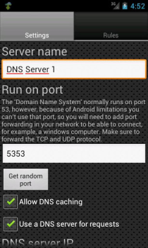 Télécharger DNS Server Outils pour Android Capture d'écran 2