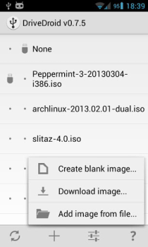 Télécharger DriveDroid Outils pour Android Capture d'écran 4