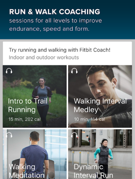 Télécharger Fitbit Coach Santé et forme physique pour Android Capture d'écran 2