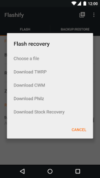 Télécharger Flashify (for root users) Outils pour Android Capture d'écran 2