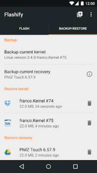 Télécharger Flashify (for root users) Outils pour Android Capture d'écran 3