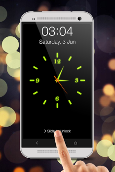 Télécharger Glowing Horloge Locker Personnalisation pour Android Capture d'écran 7