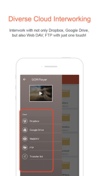 Télécharger GOM Player Lecteurs et éditeurs de vidéos pour Android Capture d'écran 3