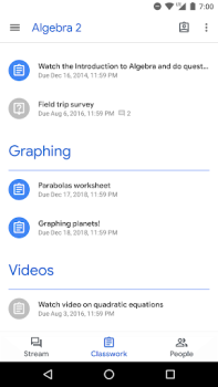 Télécharger Google Classroom Éducation pour Android Capture d'écran 2