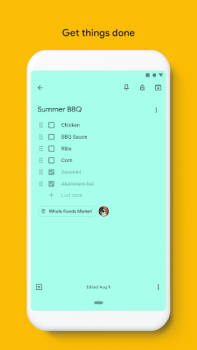 Télécharger Google Keep : notes et listes Travail pour Android Capture d'écran 2