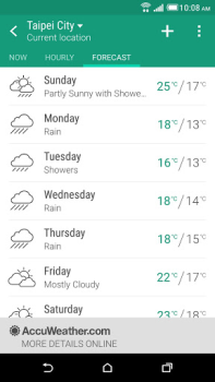 Télécharger HTC Météo Météo pour Android Capture d'écran 3