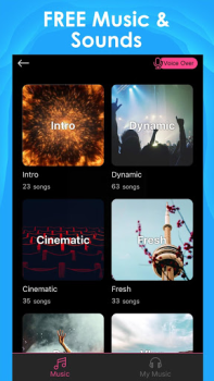 Télécharger Intro Maker -video intro outro Lecteurs et éditeurs de vidéos pour Android Capture d'écran 4