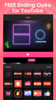 Télécharger Intro Maker -video intro outro Lecteurs et éditeurs de vidéos pour Android Capture d'écran 5