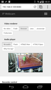 Télécharger IP Webcam Lecteurs et éditeurs de vidéos pour Android Capture d'écran 3