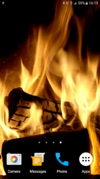Télécharger Fireplace Live Wallpaper Personnalisation pour Android Capture d'écran 2