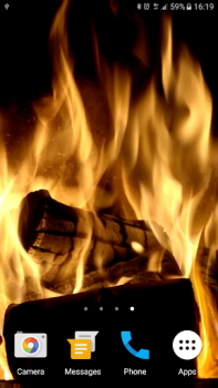 Télécharger Fireplace Live Wallpaper Personnalisation pour Android Capture d'écran 3