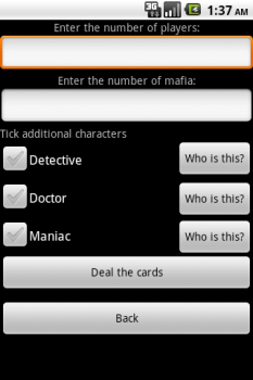 Télécharger Mafia (party game) Divertissement pour Android Capture d'écran 2