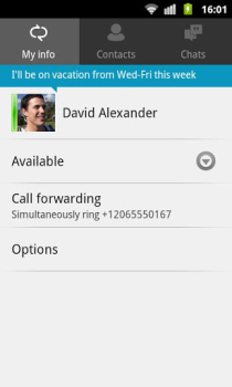 Télécharger Lync 2010 Affaires pour Android Capture d'écran 4