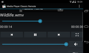 Télécharger Media Player Classic Remote Lecteurs et éditeurs de vidéos pour Android Capture d'écran 2