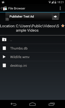 Télécharger Media Player Classic Remote Lecteurs et éditeurs de vidéos pour Android Capture d'écran 4