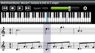 Télécharger Midi Sheet Music Musique et audio pour Android Capture d'écran 5