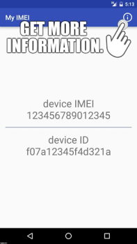 Télécharger My IMEI Outils pour Android Capture d'écran 2
