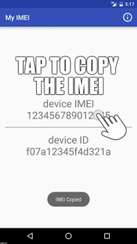 Télécharger My IMEI Outils pour Android Capture d'écran 3