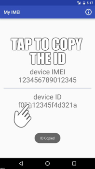 Télécharger My IMEI Outils pour Android Capture d'écran 4